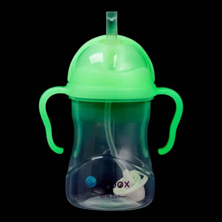 B.Box Bidon dla Dziecka ze Słomką 240 ml Glow Świecący