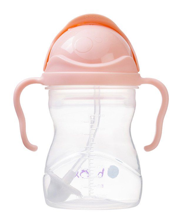 B.Box Bidon dla Dziecka ze Słomką 240 ml Tutti Frutti Różowy