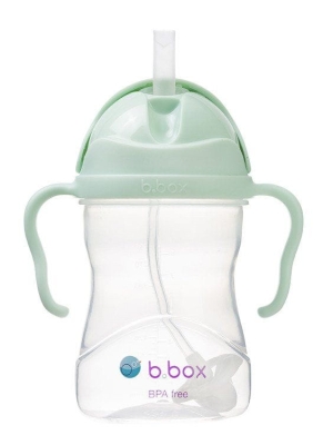 B.Box Bidon dla Dziecka ze Słomką 240 ml Pistachio Zielony