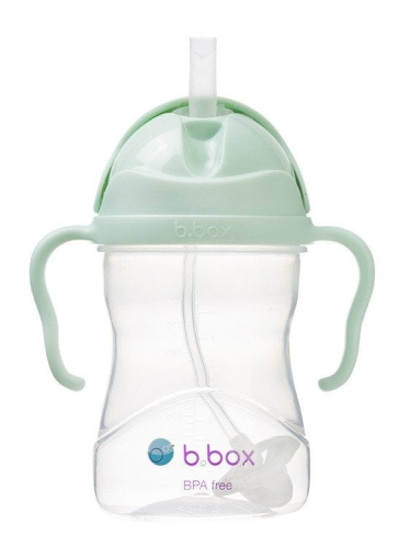 B.Box Bidon dla Dziecka ze Słomką 240 ml Pistachio Zielony