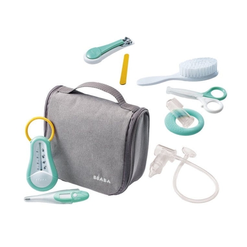 Zestaw Pielęgnacyjny dla Niemowląt Beaba Kosmetyczka Grey Szara