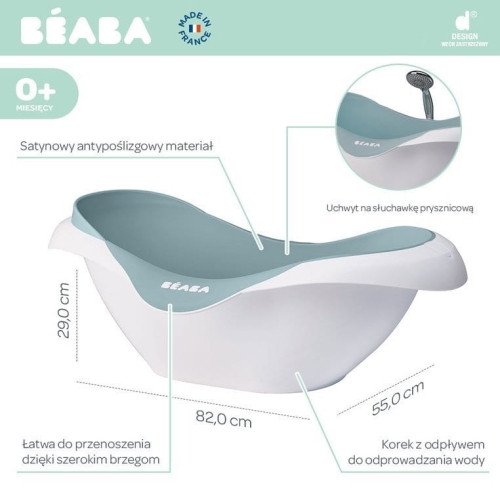 Wanienka dla Dziecka do Kąpieli Beaba Camele’o Green Blue Niebieska