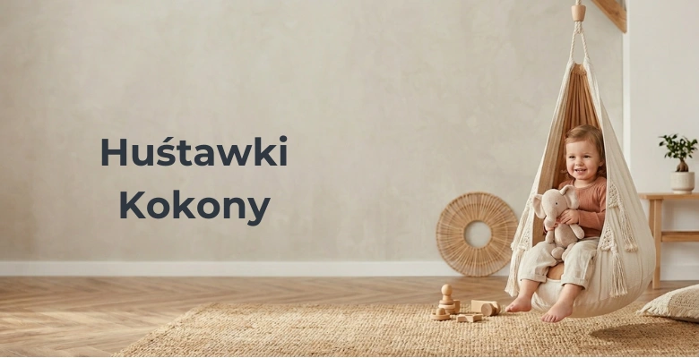 Huśtawki kokon dla dzieci