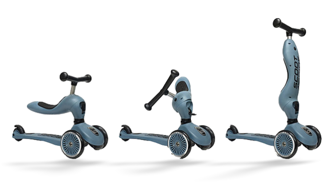 mechanizm zmiany funkcji Scoot and Ride