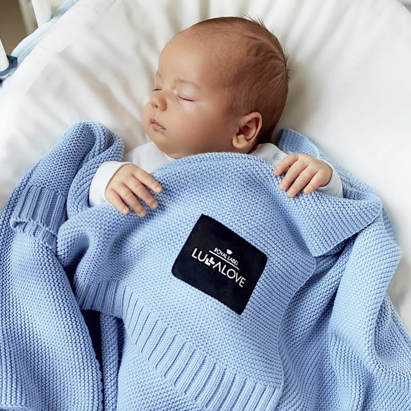 Kocyk Bambusowy Baby Blue / Lullalove