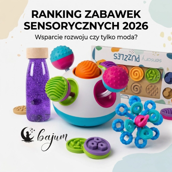 Ranking zabawek sensorycznych 2026. Co realnie wspiera rozwój, a co jest tylko modnym gadżetem?